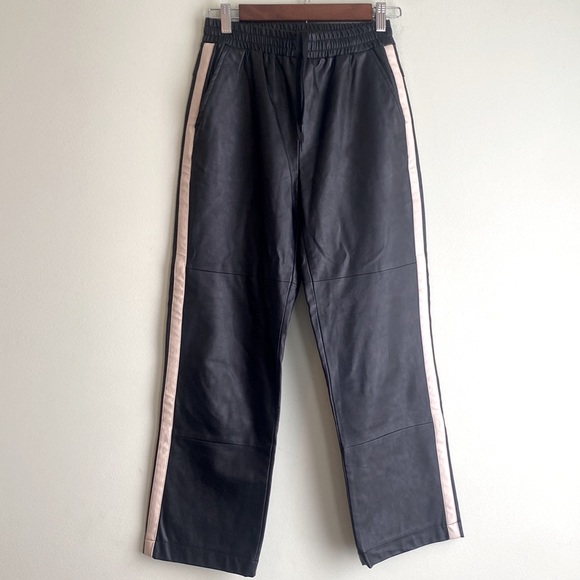 Urban Outfitters Faux Leather Drawstring Pants - Picture 2 of 5
